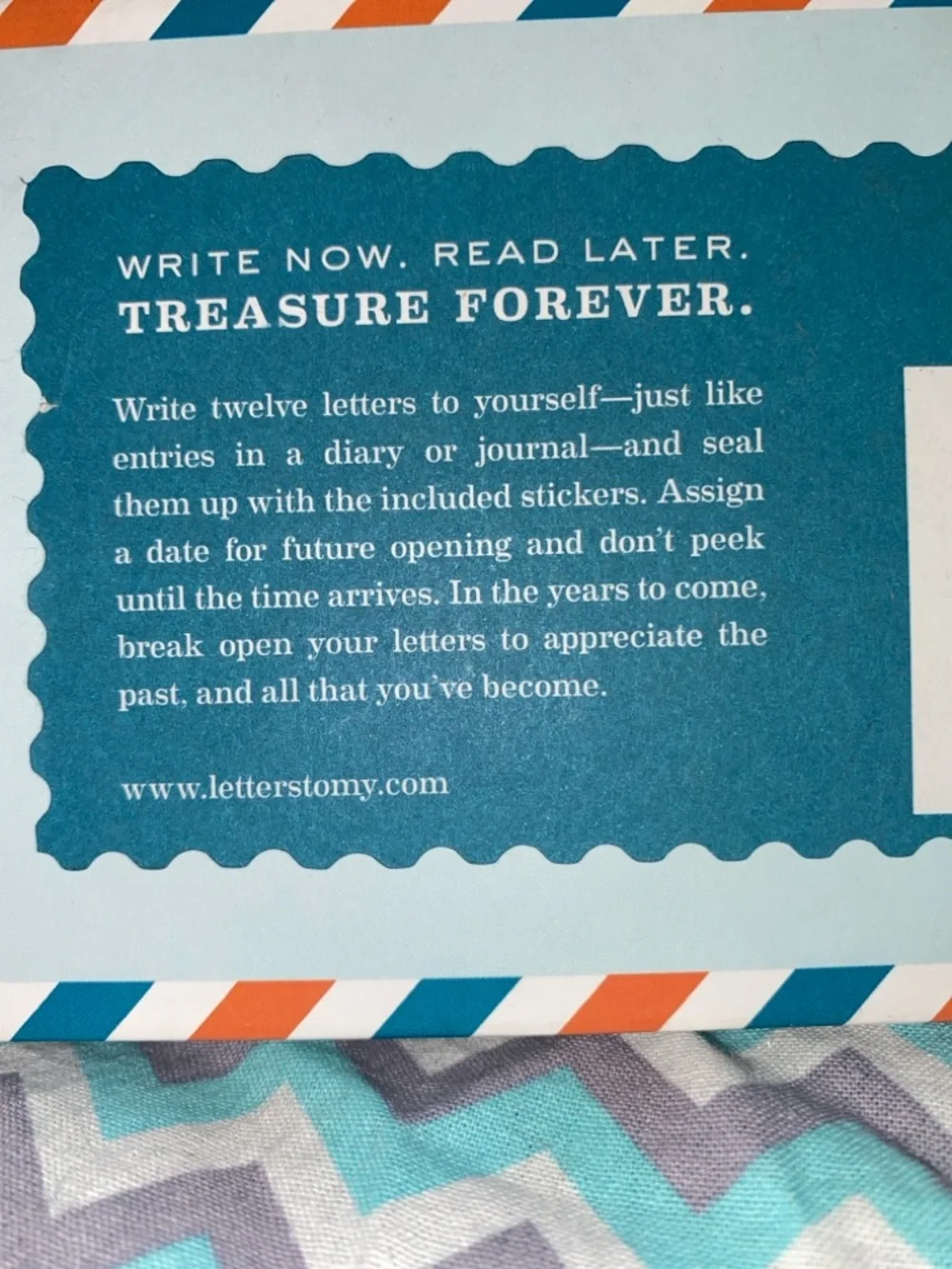 Set of 2: Chronicle Books Letters to my future self & Letters to open when…